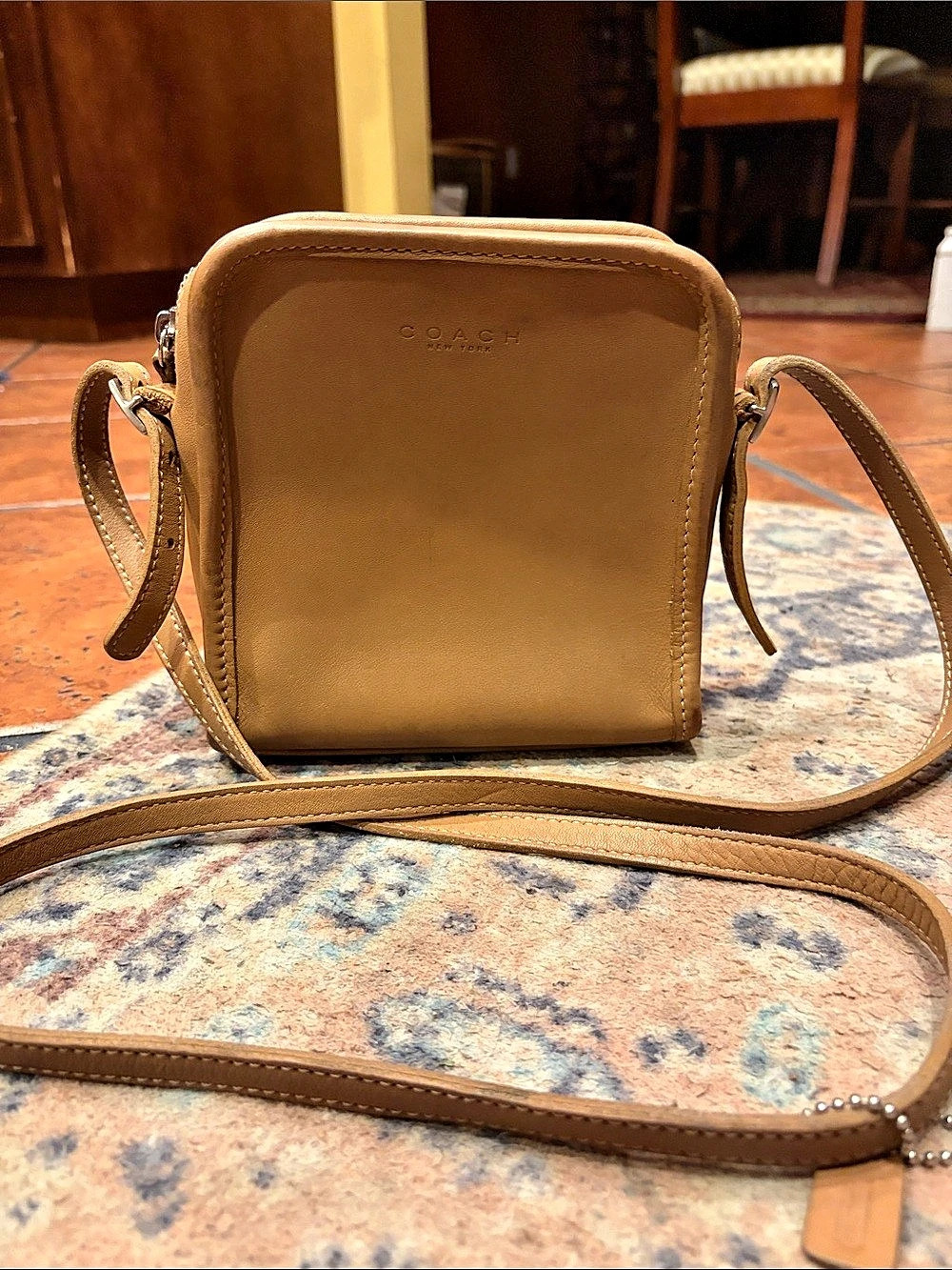 COACH Brown Leather Crossbody Bag 9139 Bellini Bag